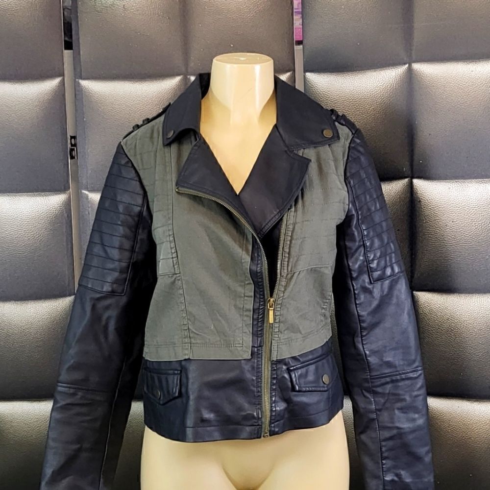 Bernado faux leather jacket